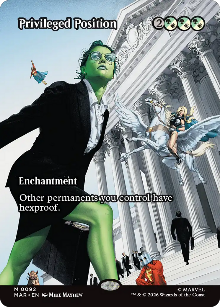 Privileged Position (Borderless) [Marvel Universe: Eternal-Legal] | Mega City Incorporated