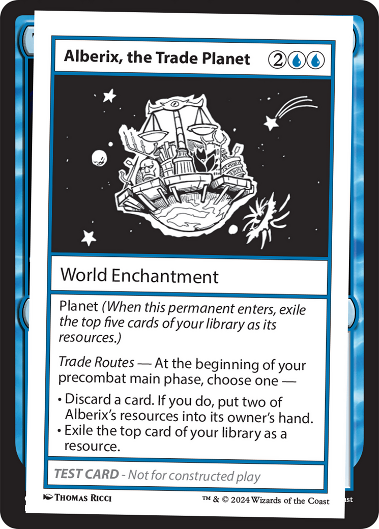 Alberix, the Trade Planet [Mystery Booster 2 Playtest Cards] | Mega City Incorporated