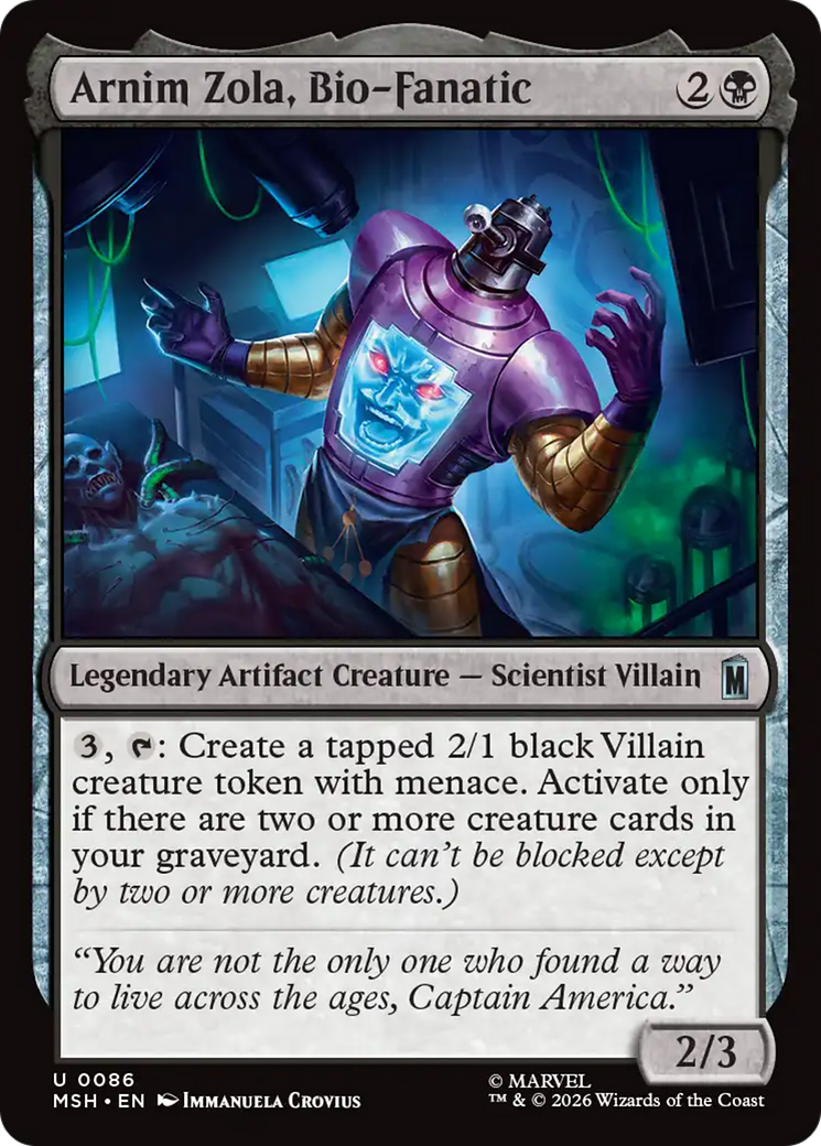 Arnim Zola, Bio-Fanatic [Marvel Super Heroes] | Mega City Incorporated