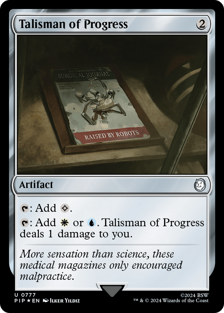 Talisman of Progress (Surge Foil) [Fallout] | Mega City Incorporated