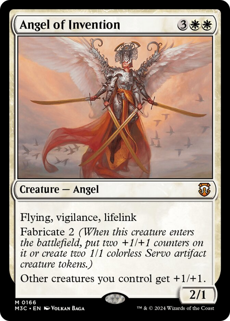 Angel of Invention (Ripple Foil) [Modern Horizons 3 Commander] | Mega City Incorporated