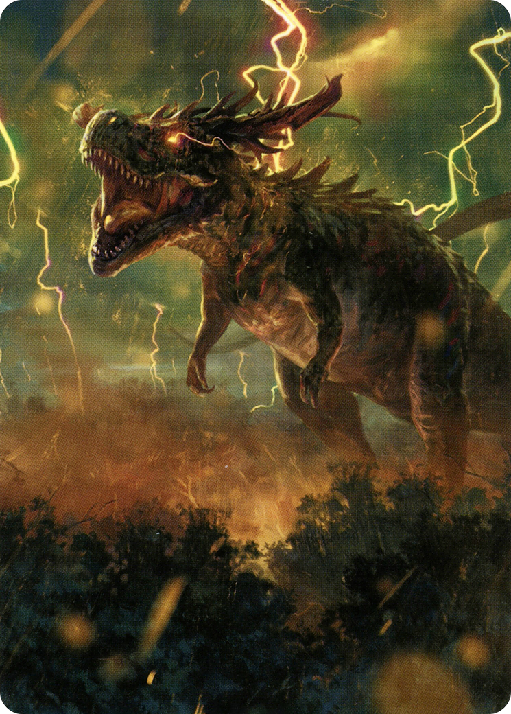 Thrasta, Tempest's Roar Art Card (42) [Modern Horizons 2 Art Series] | Mega City Incorporated