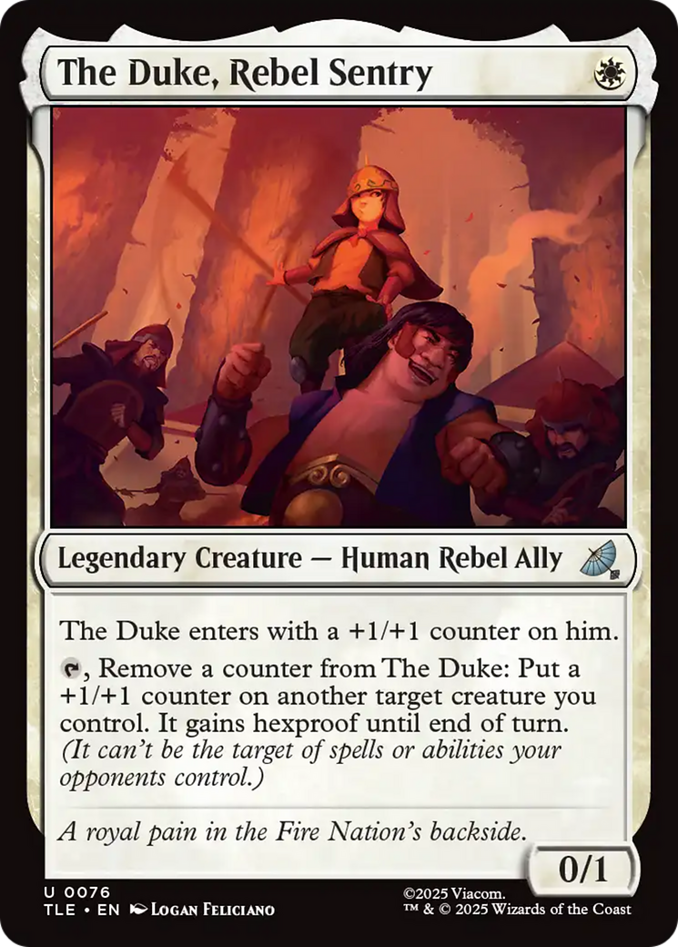 The Duke, Rebel Sentry [Avatar: The Last Airbender: Eternal-Legal] | Mega City Incorporated