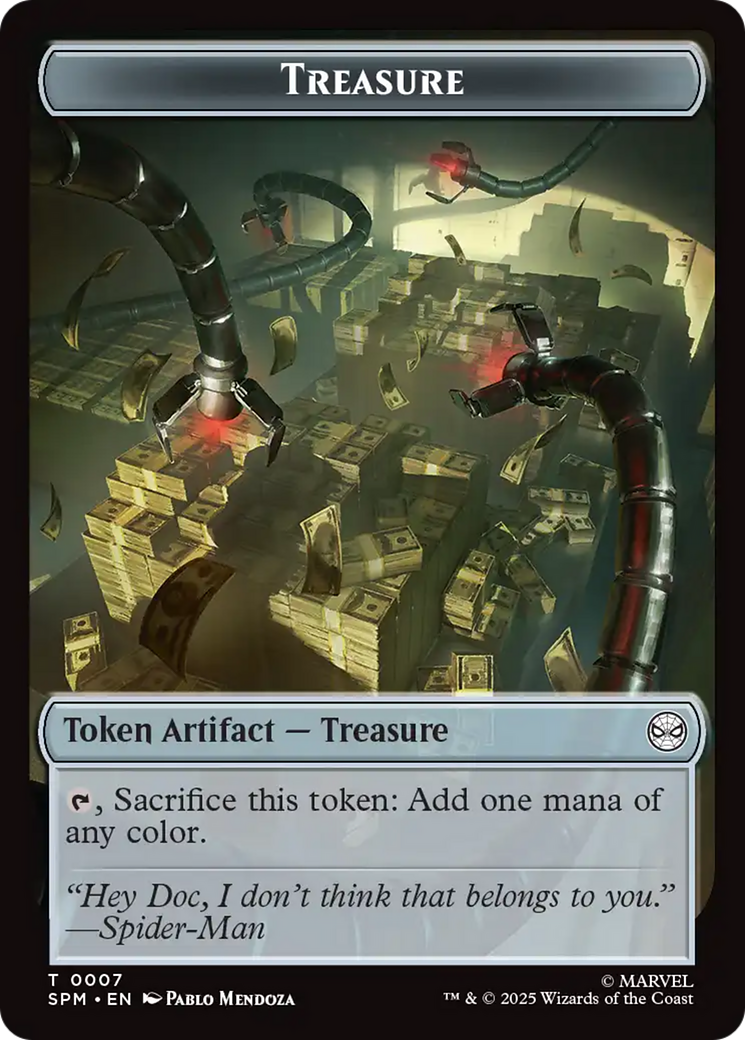 Human Citizen // Treasure Double-Sided Token [Marvel's Spider-Man Tokens] | Mega City Incorporated