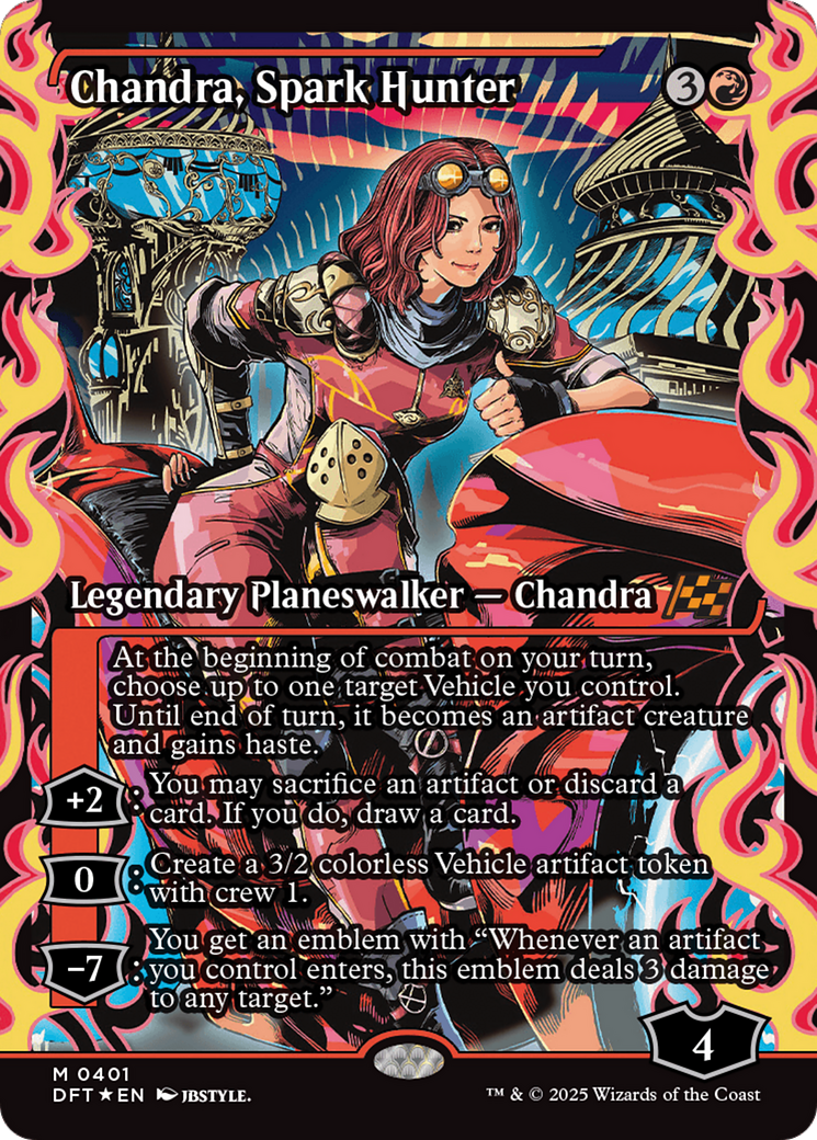 Chandra, Spark Hunter (Showcase) [Aetherdrift] | Mega City Incorporated