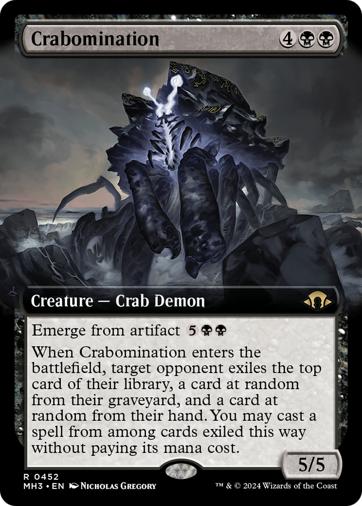 Crabomination (Extended Art) [Modern Horizons 3] | Mega City Incorporated