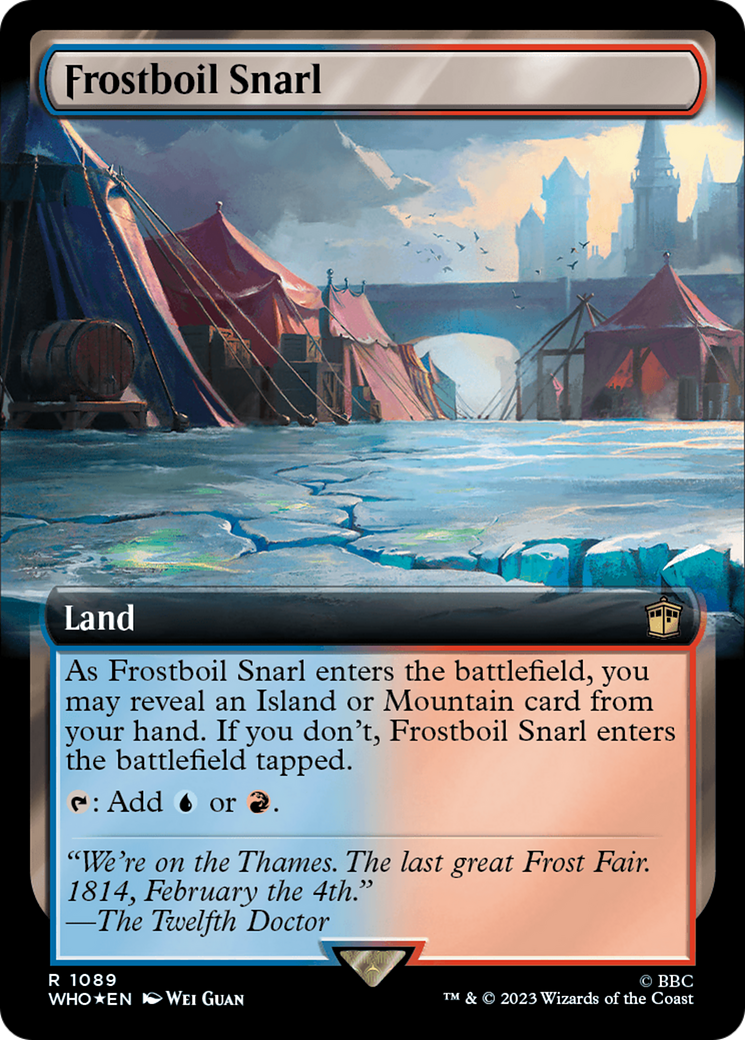 Frostboil Snarl (Extended Art) (Surge Foil) [Doctor Who] | Mega City Incorporated