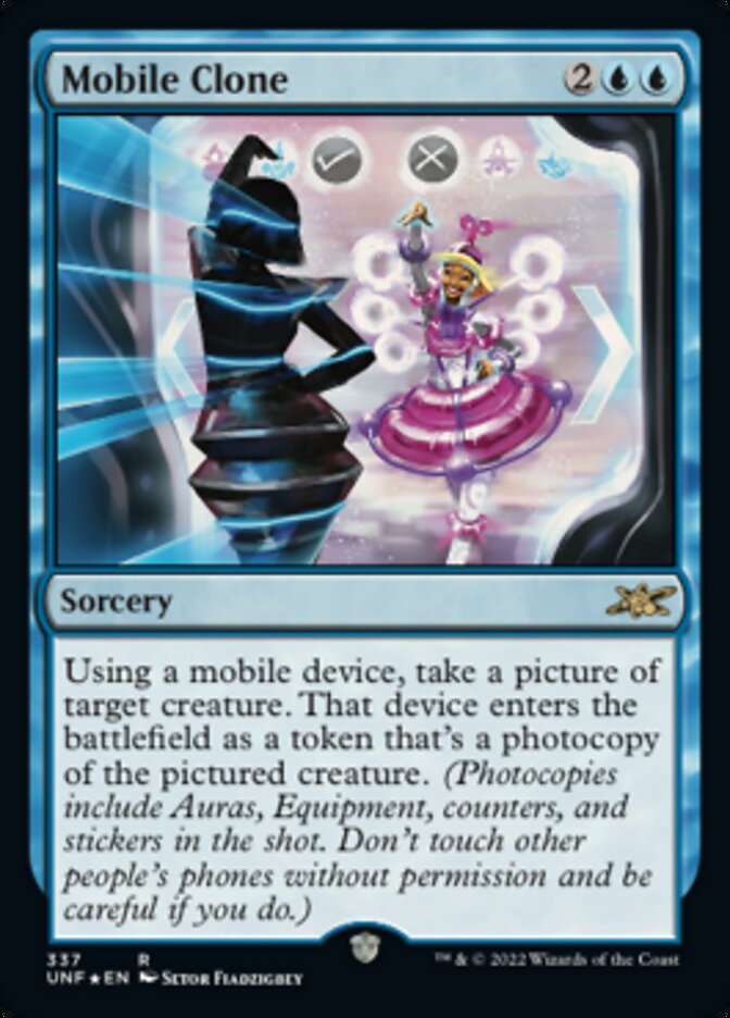 Mobile Clone (Galaxy Foil) [Unfinity] | Mega City Incorporated