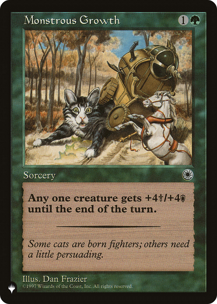 Monstrous Growth (Flavor Text) [The List] | Mega City Incorporated