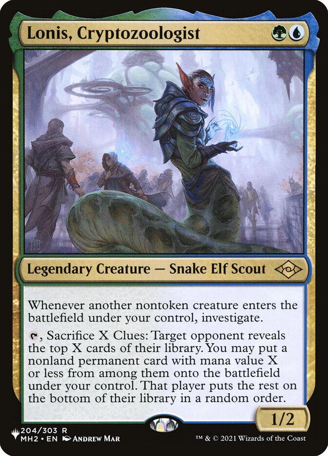 Lonis, Cryptozoologist [The List] | Mega City Incorporated