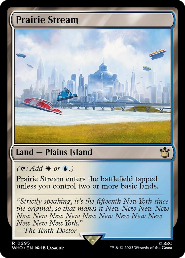 Prairie Stream [Doctor Who] | Mega City Incorporated