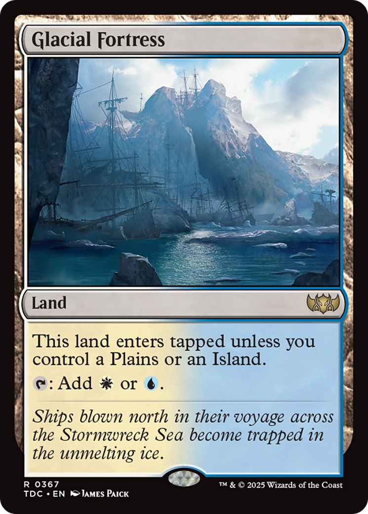 Glacial Fortress [Tarkir: Dragonstorm Commander] | Mega City Incorporated