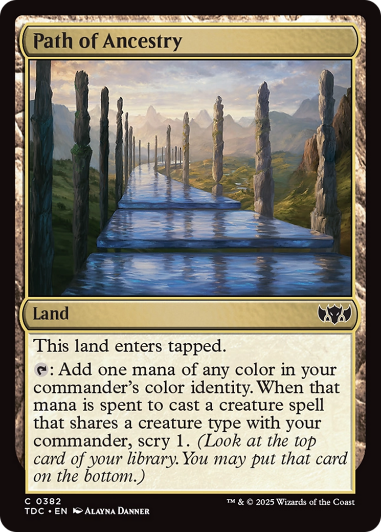 Path of Ancestry [Tarkir: Dragonstorm Commander] | Mega City Incorporated