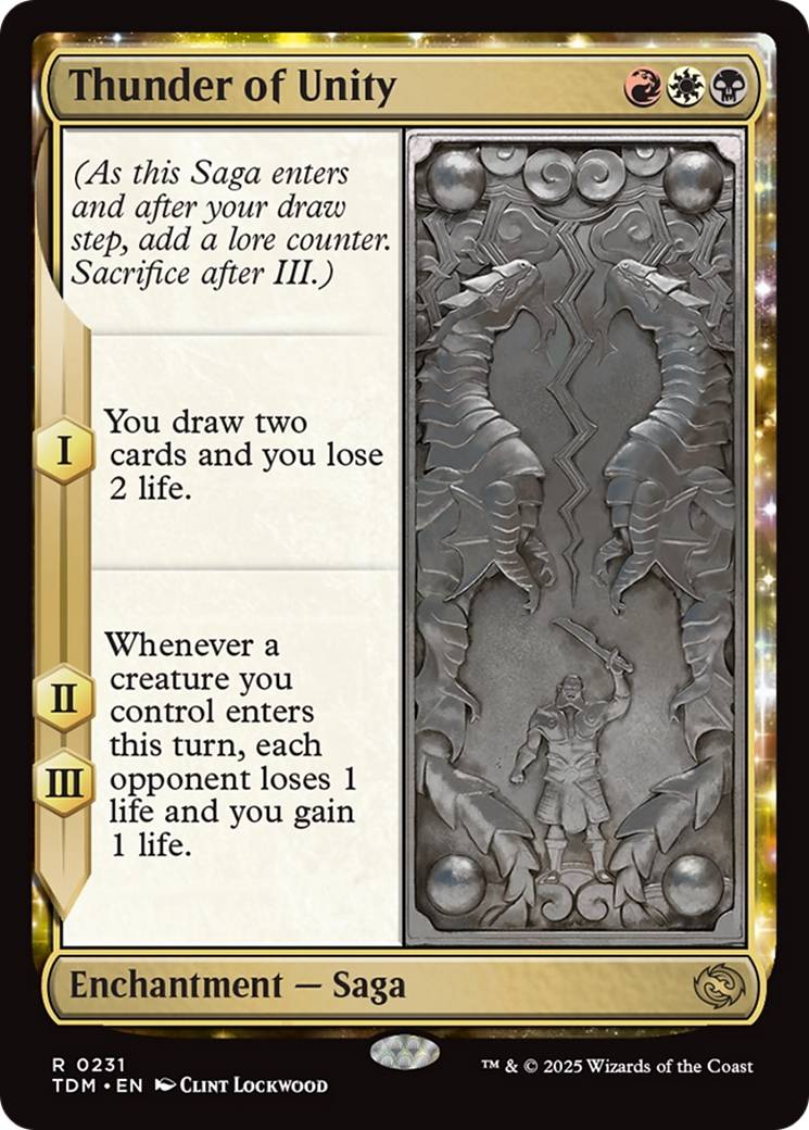 Thunder of Unity [Tarkir: Dragonstorm] | Mega City Incorporated