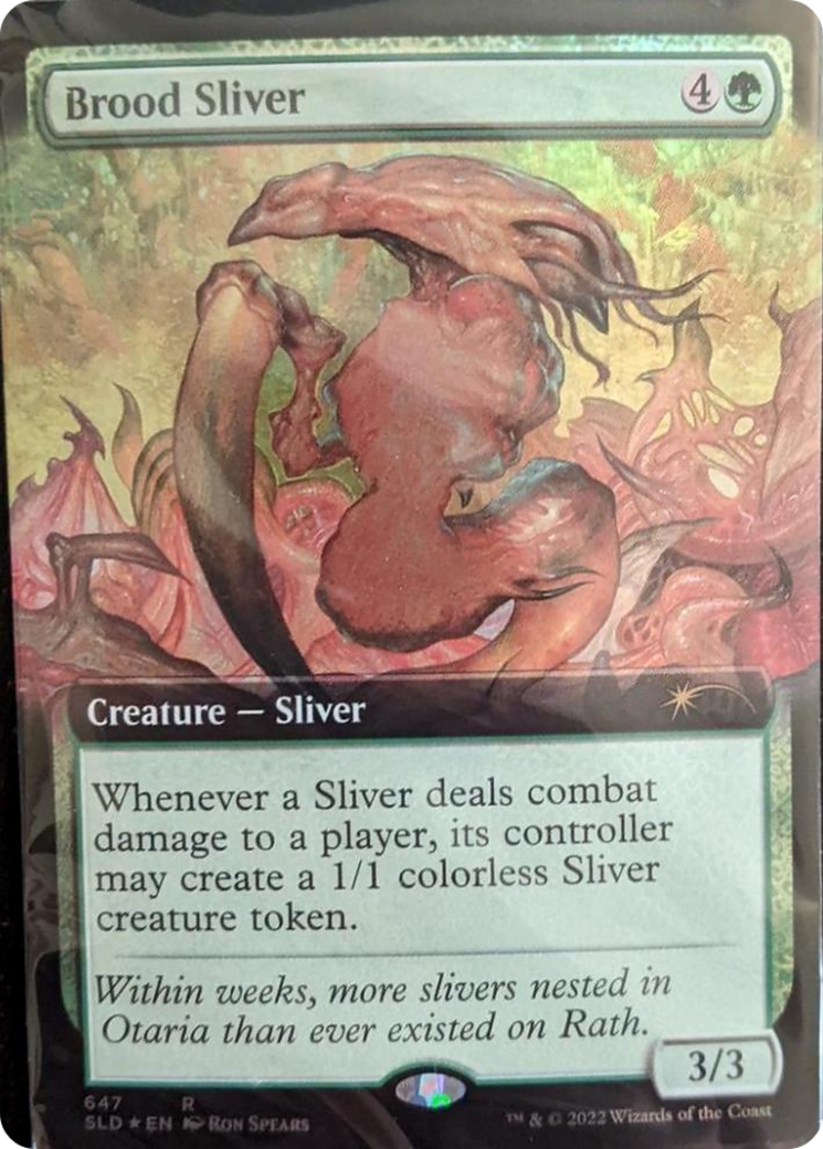 Brood Sliver (Extended Art) [Secret Lair Drop Promos] | Mega City Incorporated