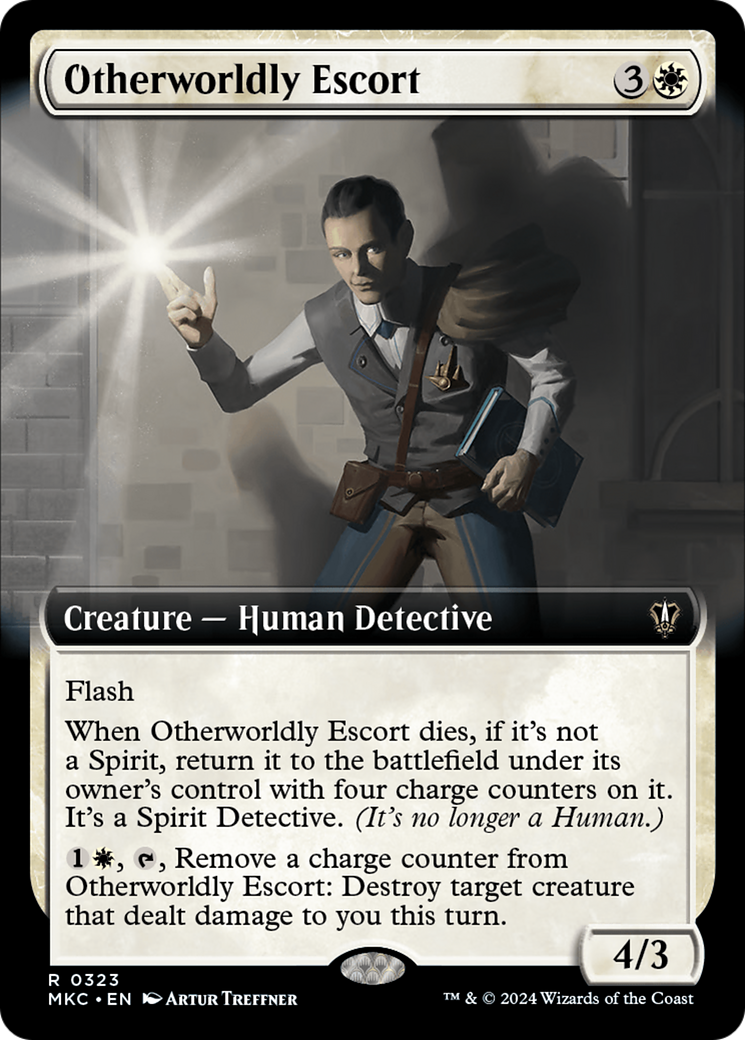 Otherworldly Escort (Extended Art) [Murders at Karlov Manor Commander] | Mega City Incorporated