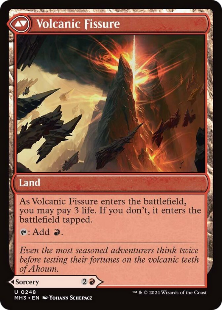 Sundering Eruption // Volcanic Fissure [Modern Horizons 3] | Mega City Incorporated