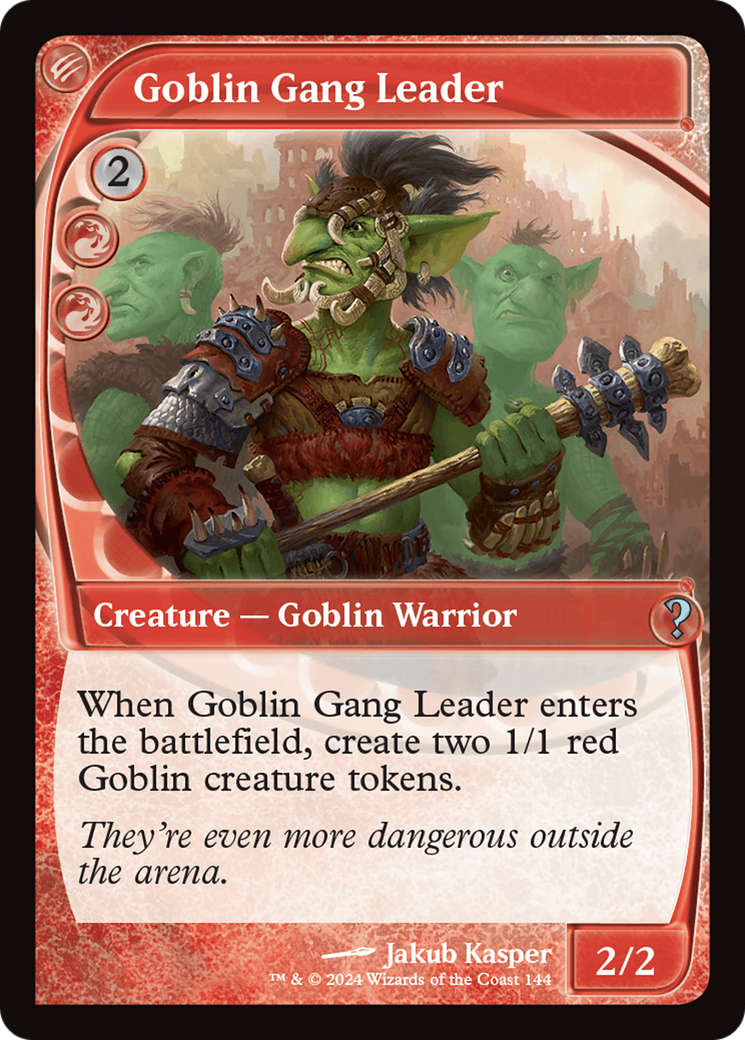 Goblin Gang Leader (Future Sight) [Mystery Booster 2] | Mega City Incorporated