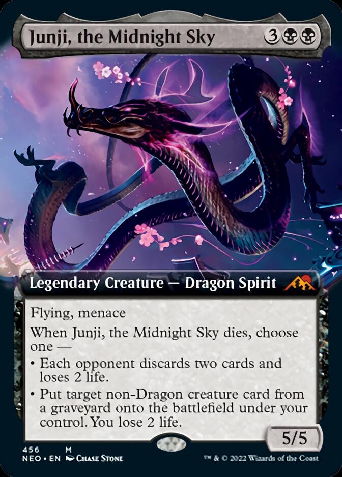 Junji, the Midnight Sky (Extended Art) [Kamigawa: Neon Dynasty] | Mega City Incorporated