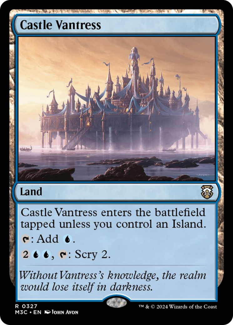 Castle Vantress (Ripple Foil) [Modern Horizons 3 Commander] | Mega City Incorporated