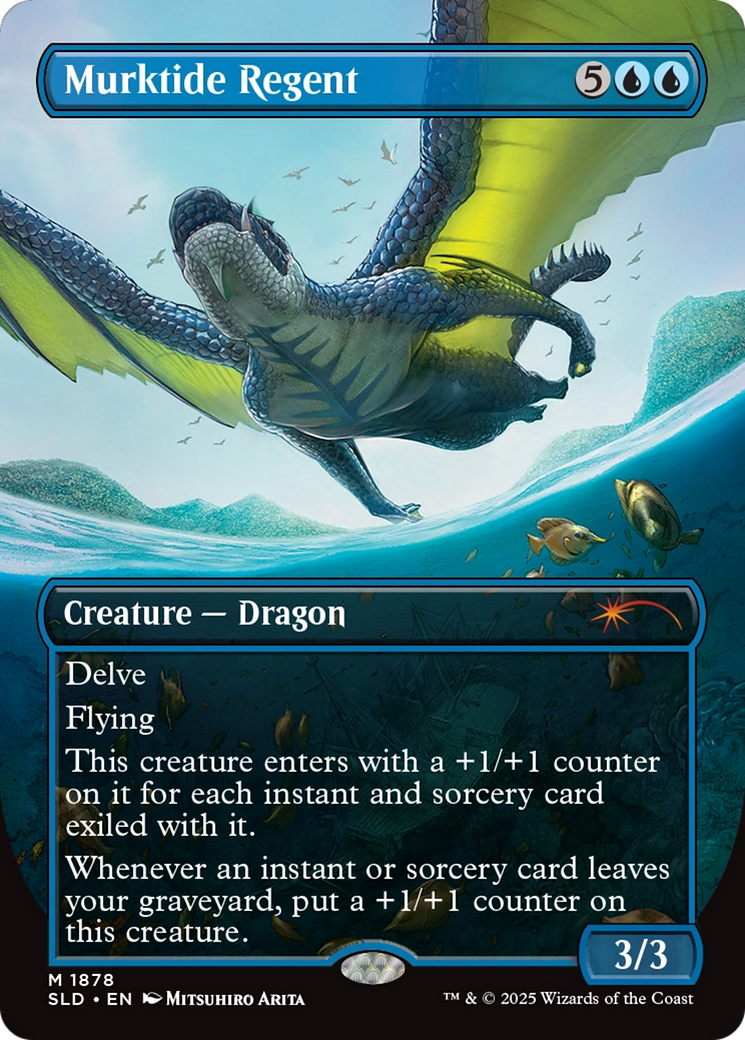 Murktide Regent (Rainbow Foil) [Secret Lair Drop Series] | Mega City Incorporated