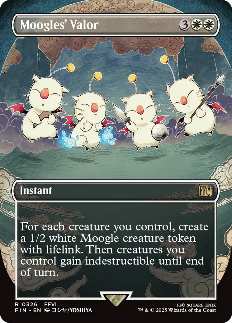 Moogles' Valor (Borderless) [FINAL FANTASY] | Mega City Incorporated