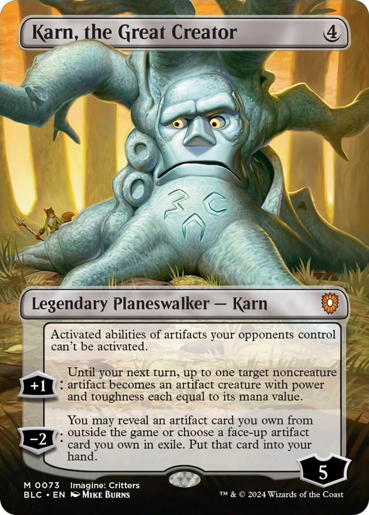 Karn, the Great Creator (Borderless) [Bloomburrow Commander] | Mega City Incorporated