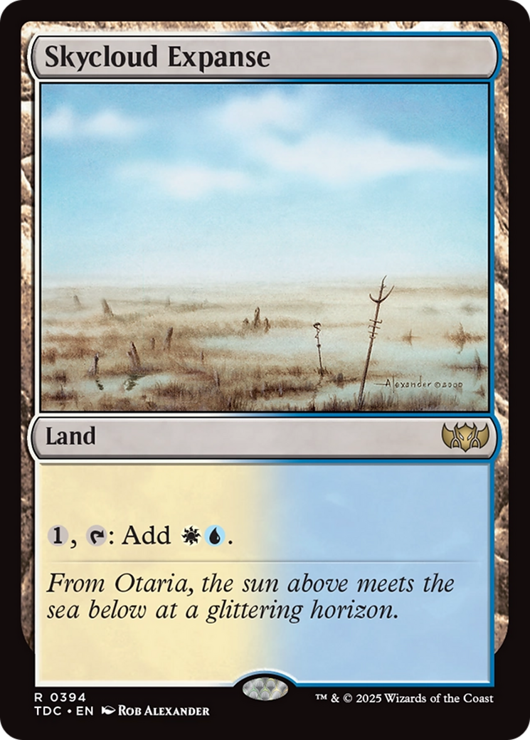 Skycloud Expanse [Tarkir: Dragonstorm Commander] | Mega City Incorporated