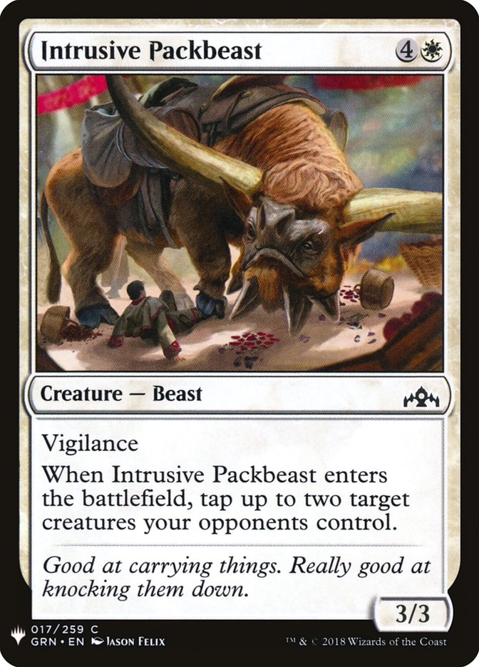 Intrusive Packbeast [Mystery Booster] | Mega City Incorporated