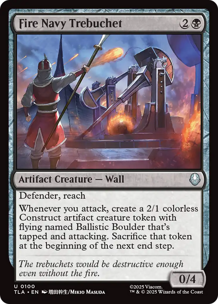 Fire Navy Trebuchet [Avatar: The Last Airbender] | Mega City Incorporated