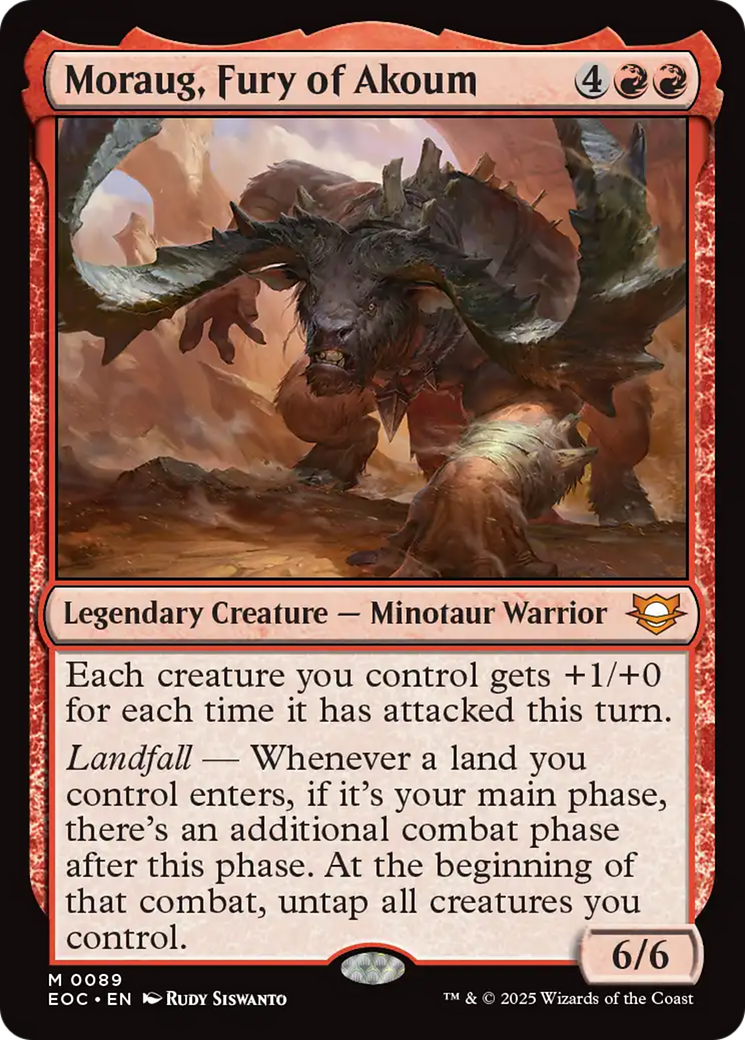 Moraug, Fury of Akoum [Edge of Eternities Commander] | Mega City Incorporated