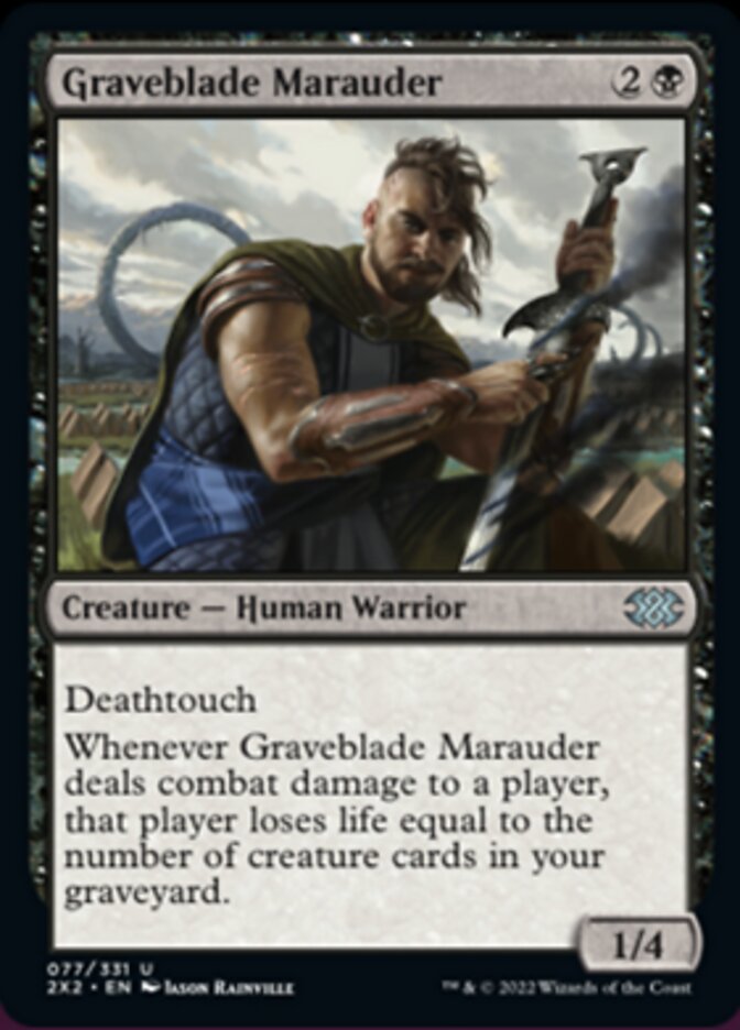 Graveblade Marauder [Double Masters 2022] | Mega City Incorporated