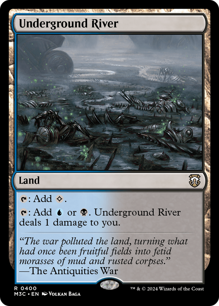 Underground River (Ripple Foil) [Modern Horizons 3 Commander] | Mega City Incorporated