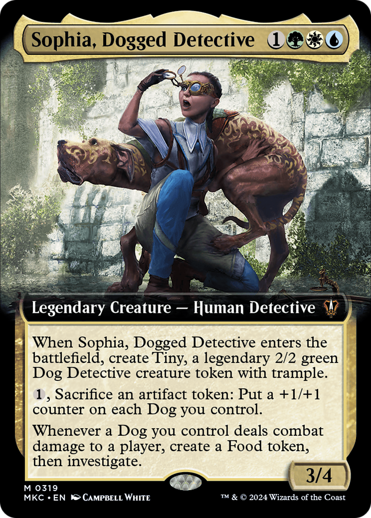 Sophia, Dogged Detective (Extended Art) [Murders at Karlov Manor Commander] | Mega City Incorporated