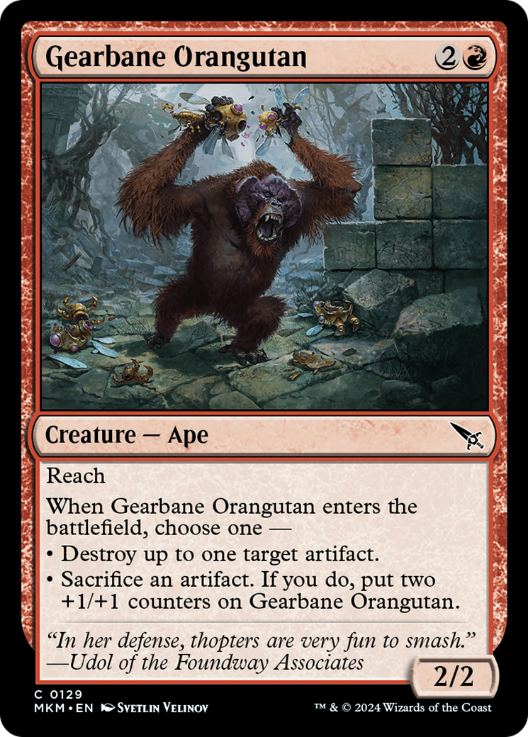 Gearbane Orangutan [Murders at Karlov Manor] | Mega City Incorporated