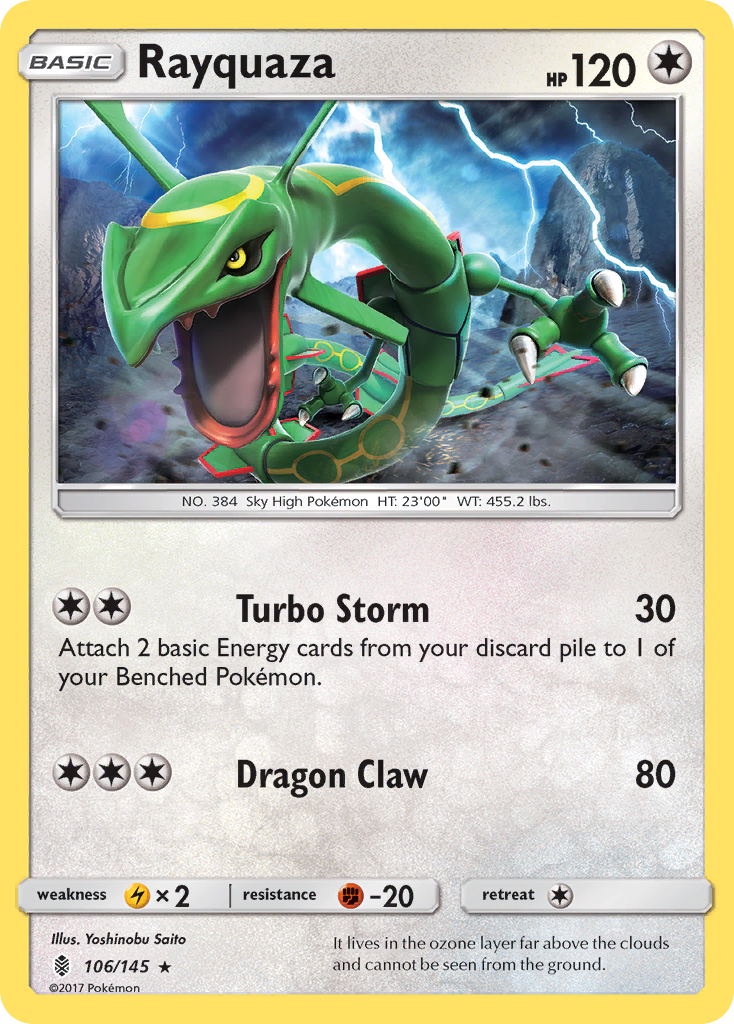 Rayquaza (106/145) [Sun & Moon: Guardians Rising] | Mega City Incorporated