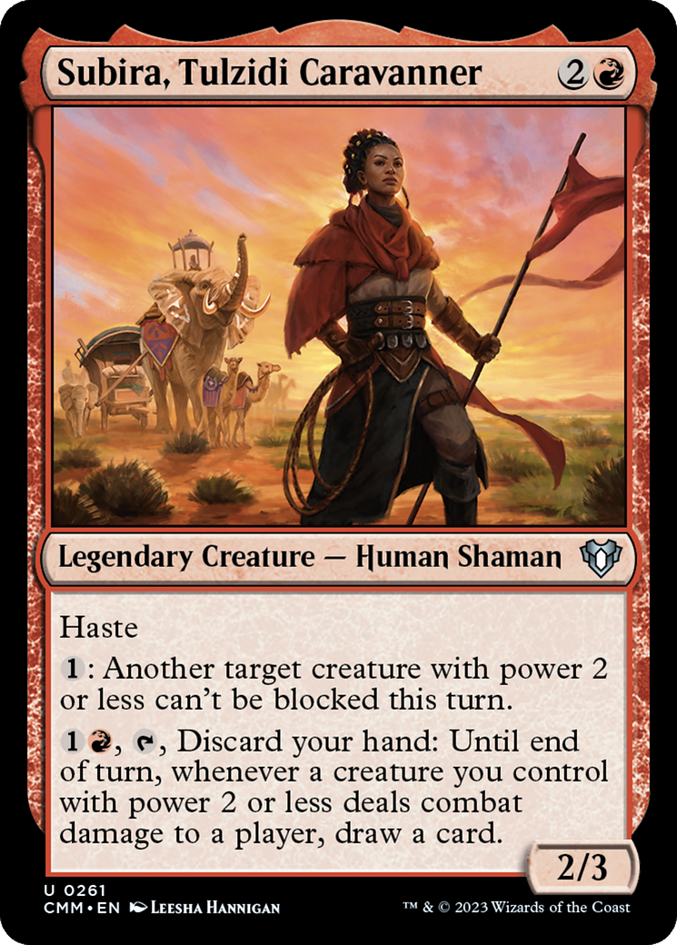 Subira, Tulzidi Caravanner [Commander Masters] | Mega City Incorporated