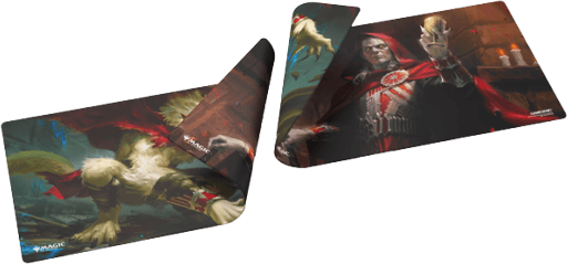GAMEGEN!C Magic: The Gathering | Reality Fracture Double-sided Playmat - Edgar, Ancient Bloodlord/Edgar, Moonlit Sovereign | Mega City Incorporated