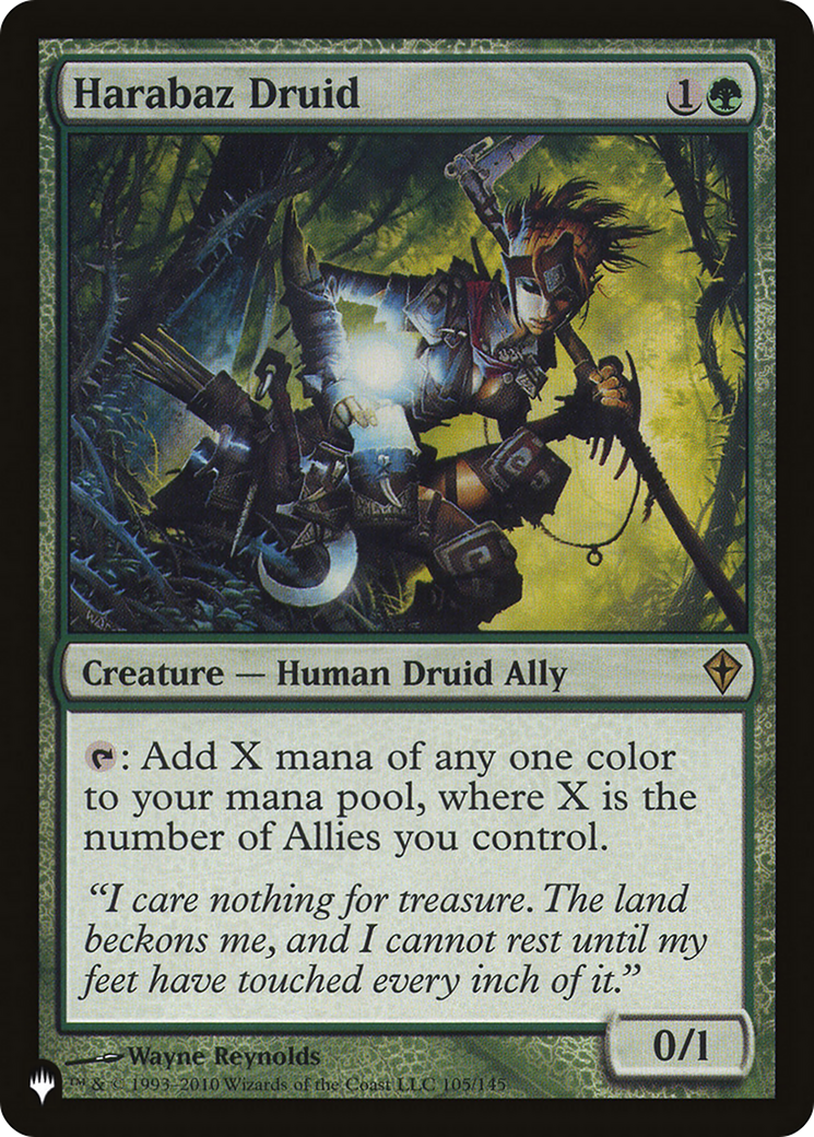 Harabaz Druid (WWK) [The List] | Mega City Incorporated