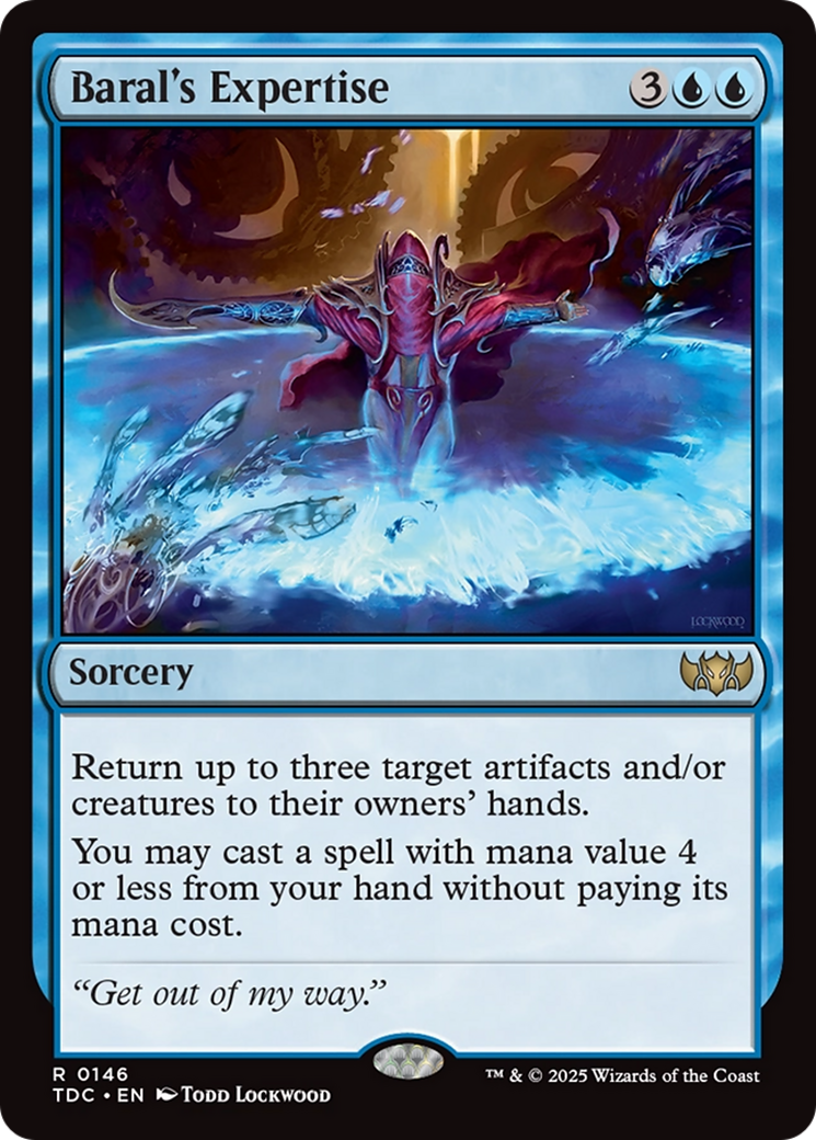 Baral's Expertise [Tarkir: Dragonstorm Commander] | Mega City Incorporated