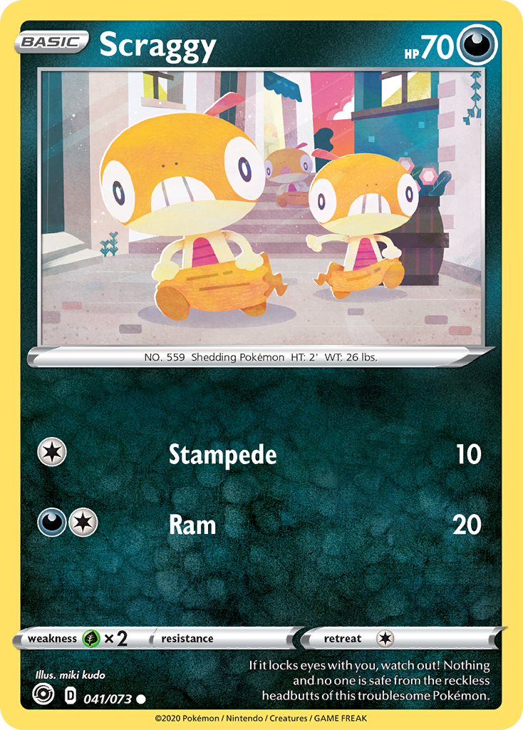 Scraggy (041/073) [Sword & Shield: Champion's Path] | Mega City Incorporated