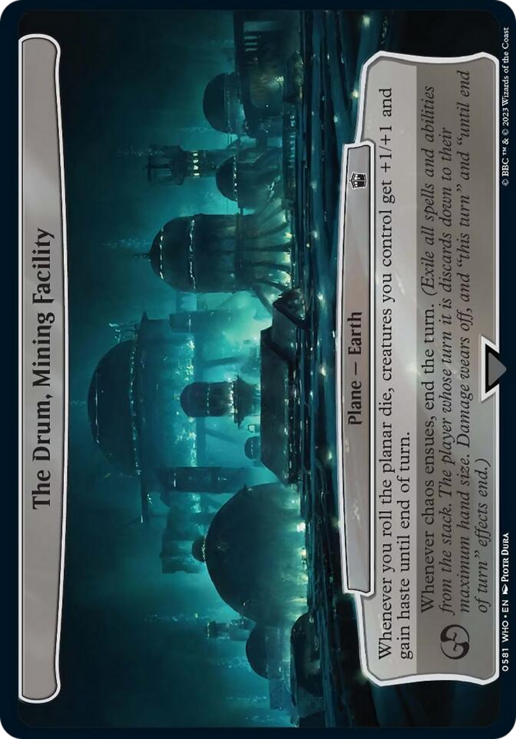 The Drum, Mining Facility [Doctor Who] | Mega City Incorporated