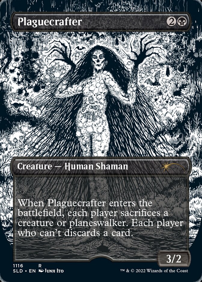 Plaguecrafter (Borderless Etched Foil) [Secret Lair Drop Series] | Mega City Incorporated