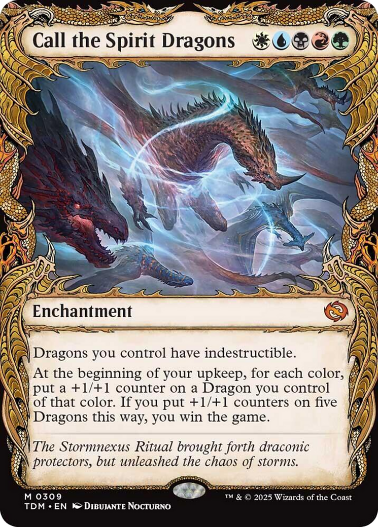 Call the Spirit Dragons (Showcase) [Tarkir: Dragonstorm] | Mega City Incorporated