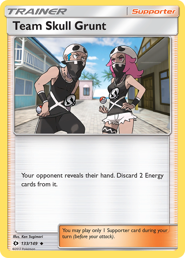 Team Skull Grunt (133/149) [Sun & Moon: Base Set] | Mega City Incorporated