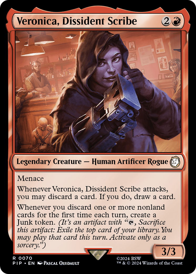 Veronica, Dissident Scribe [Fallout] | Mega City Incorporated