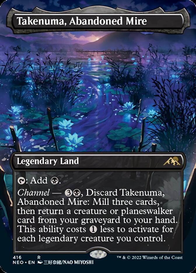 Takenuma, Abandoned Mire (Borderless Alternate Art) [Kamigawa: Neon Dynasty] | Mega City Incorporated