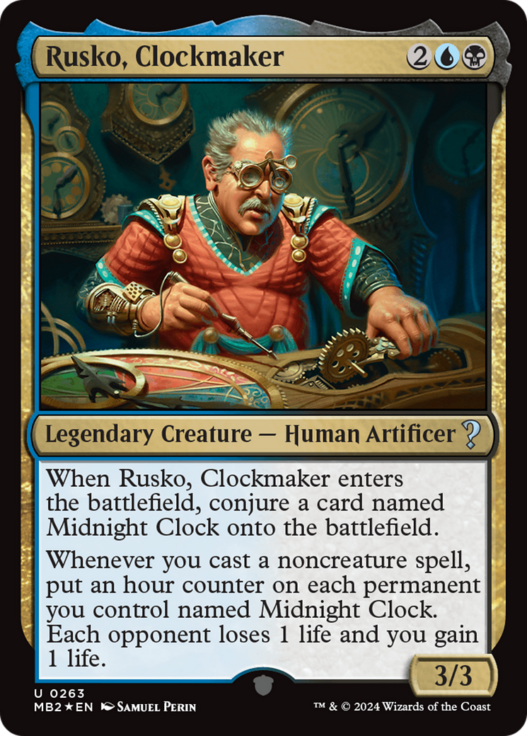 Rusko, Clockmaker [Mystery Booster 2] | Mega City Incorporated