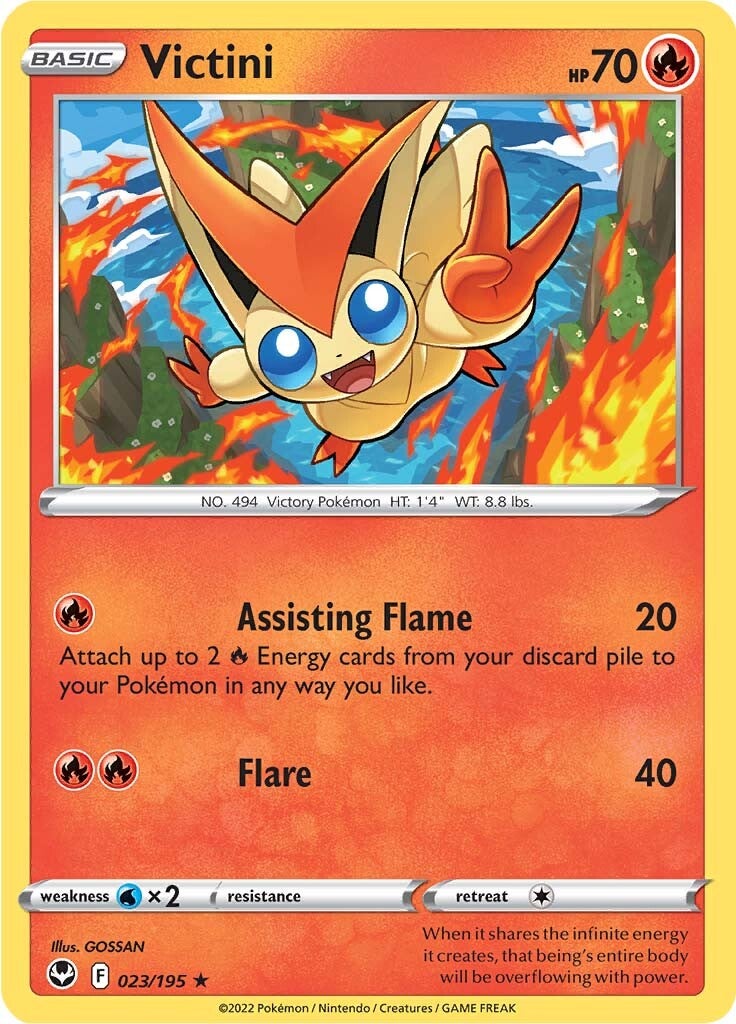 Victini (023/195) [Sword & Shield: Silver Tempest] | Mega City Incorporated