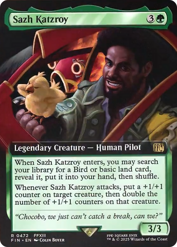 Sazh Katzroy (Extended Art) [FINAL FANTASY] | Mega City Incorporated